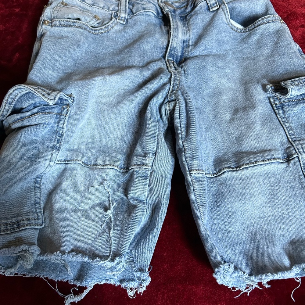 SHEIN Light Blue Jean Shorts